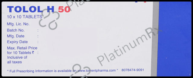 Tolol H 50mg Tablet