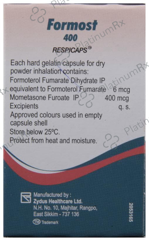 Formost 400mcg Respicap 30s
