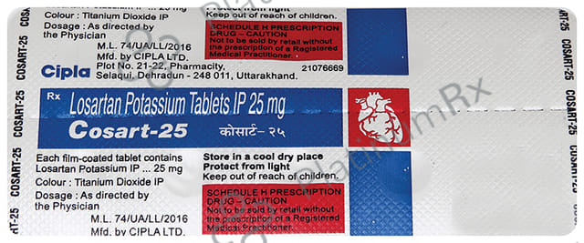 Cosart 25mg Tablet 10s