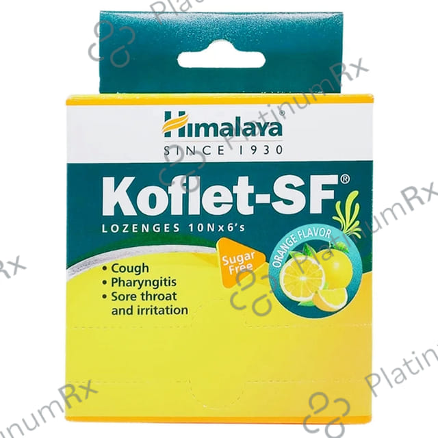 Himalaya Koflet SF Cough Lozenges Orange 6s