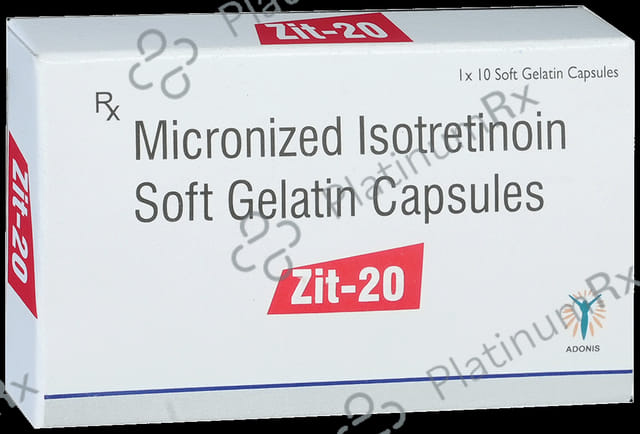 Zit 20mg Softgel Capsule 10s