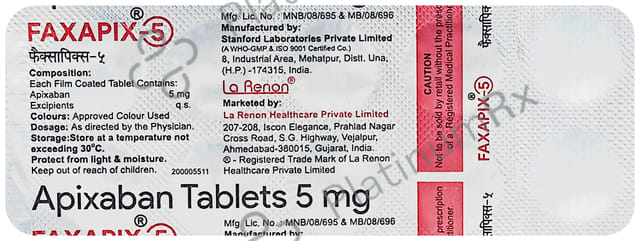 Faxapix 5mg Tablet