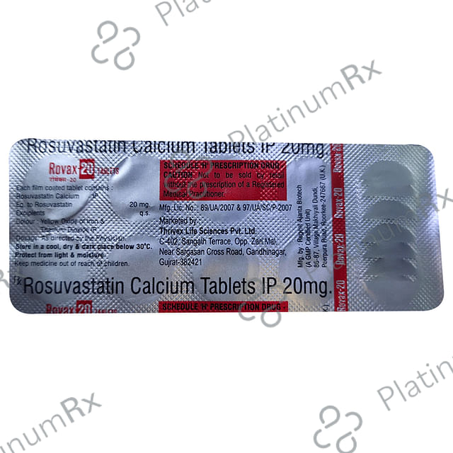 Rovax 20 Tablet