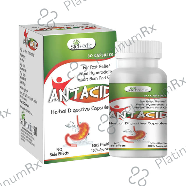 Stelvedic Antaacid Herbal Digestive Capsule
