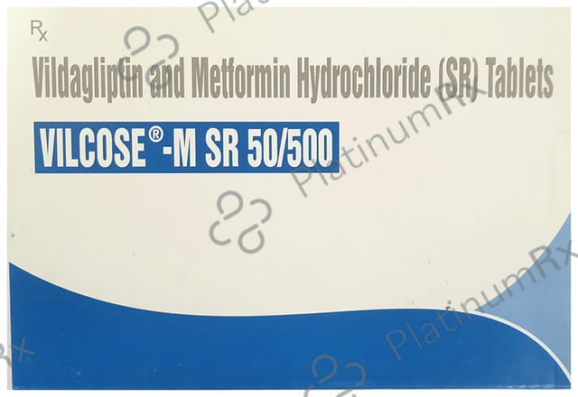 Vilcose-M SR 50/500 Tablet