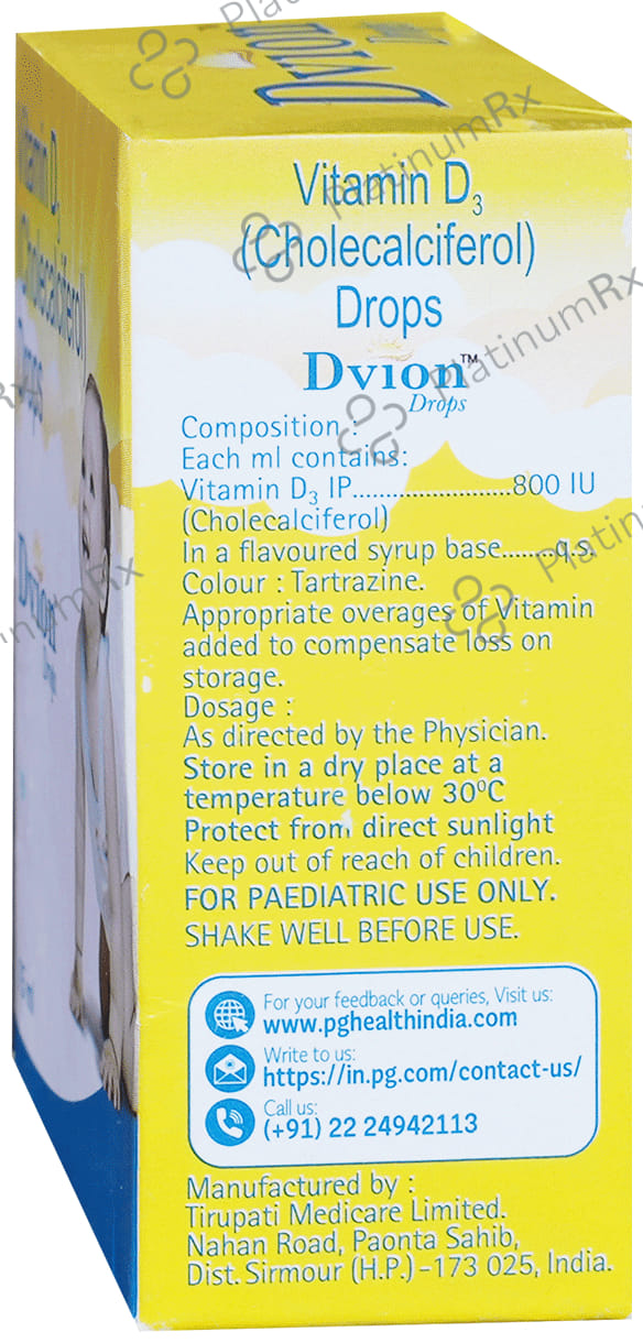 Dvion 800IU Drops 15ml