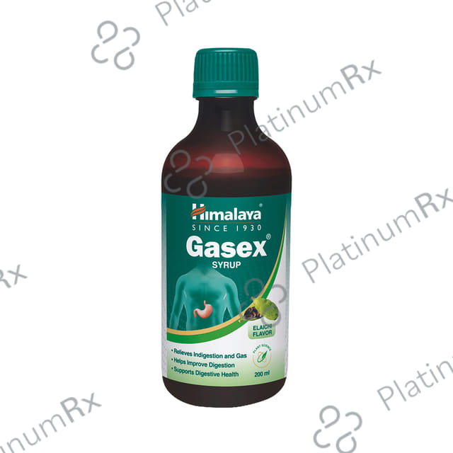 Himalaya Gasex Syrup Digestion Elaichi 200ml