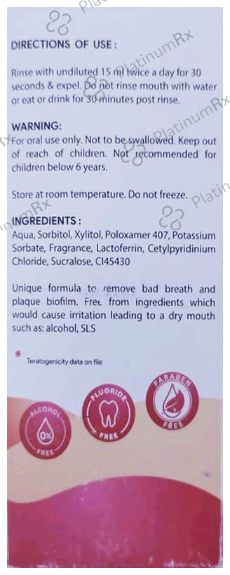 Dente 91 Mom Cinnamon & Ginger Mouth Wash 150ml