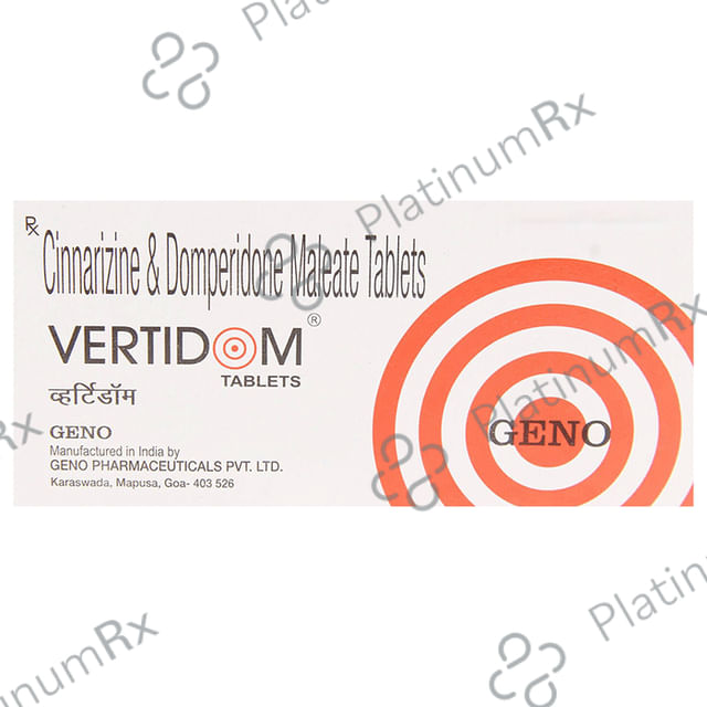 Vertidom 20/15mg Tablet 10s