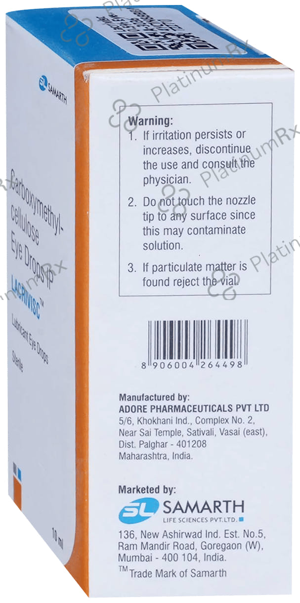 Lacrivisc 0.5% Eye Drop 10ml