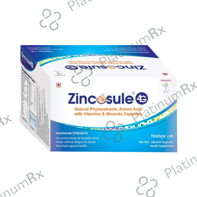 Zincosule 4G Capsule 15s