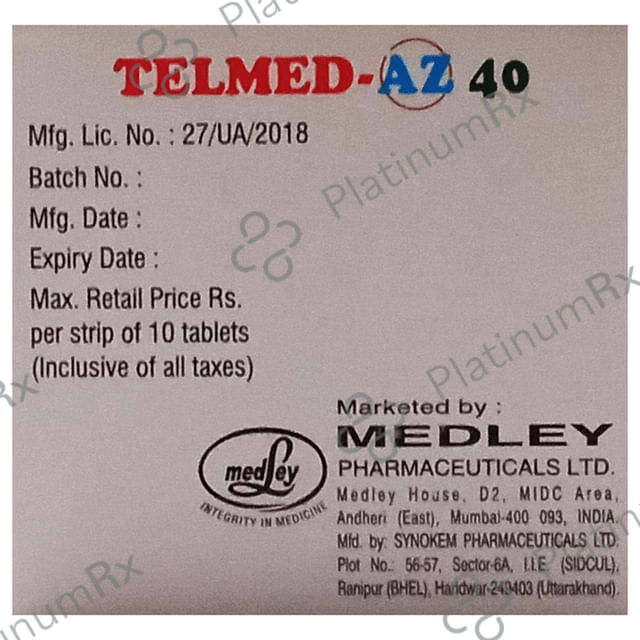 Telmed AZ 40 Tablet
