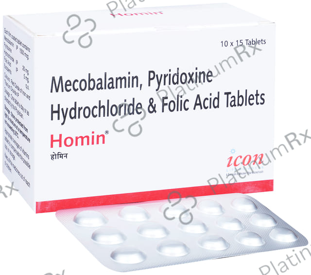 Homin 1500mcg/20/5mg Tablet 15s