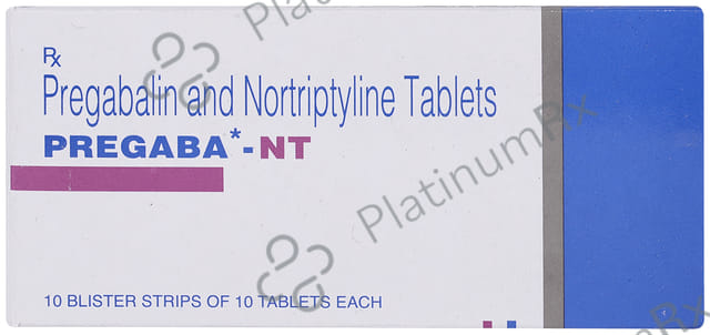 Pregaba NT 75 mg/10 mg Tablet