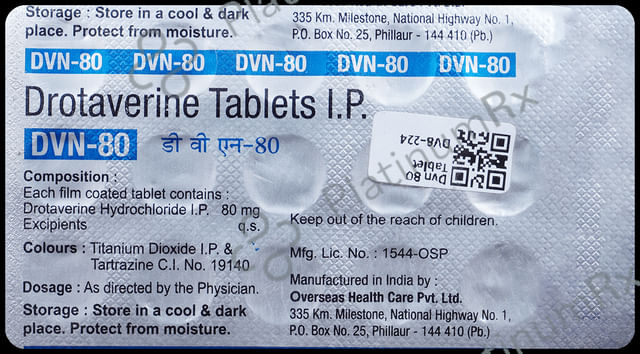 Dvn 80 Tablet 15s