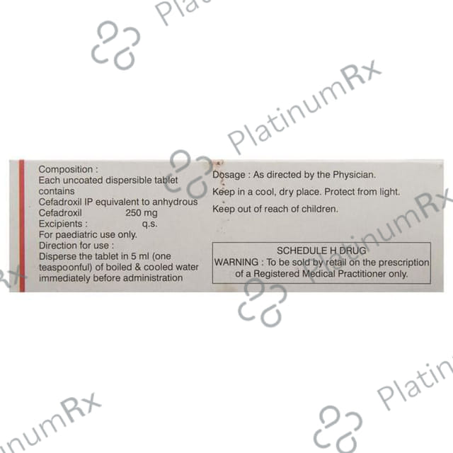 Cefadrox 250mg Tablet