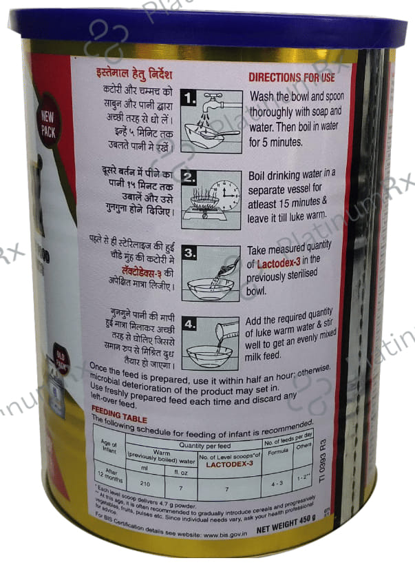 Lactodex 3 Powder 450gm