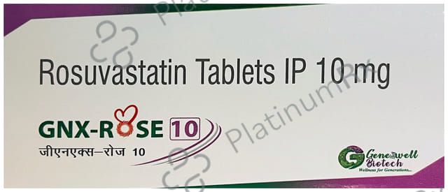 Gnx Rose 10mg Tablet 10s