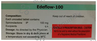 Edeflow 100 Tablet 10s