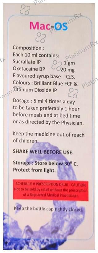 Mac OS 1000/20mg Suspension 100ml