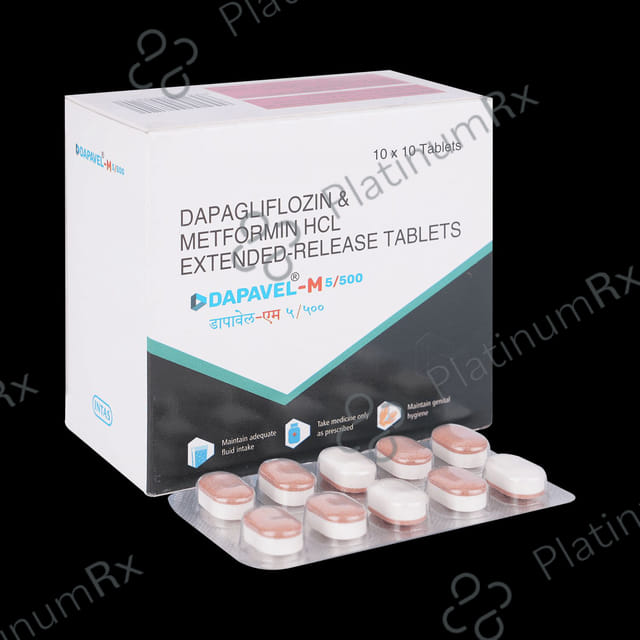 Dapavas M 5/500mg Tablet 10s
