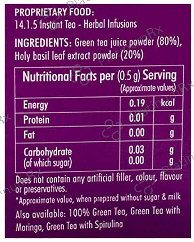 Sprig Green Tea with Tulsi Sachet 25s