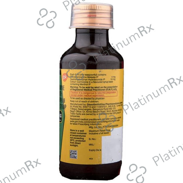 Piriton CS 4/10mg Syrup 100ml