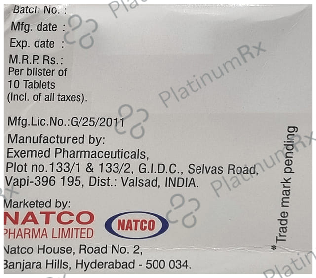 Vildanat M 500/50mg Tablet 10s