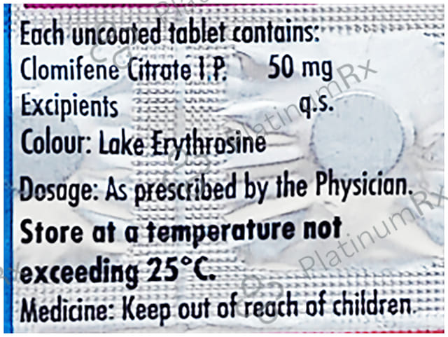 Clome 50mg Tablet 10s