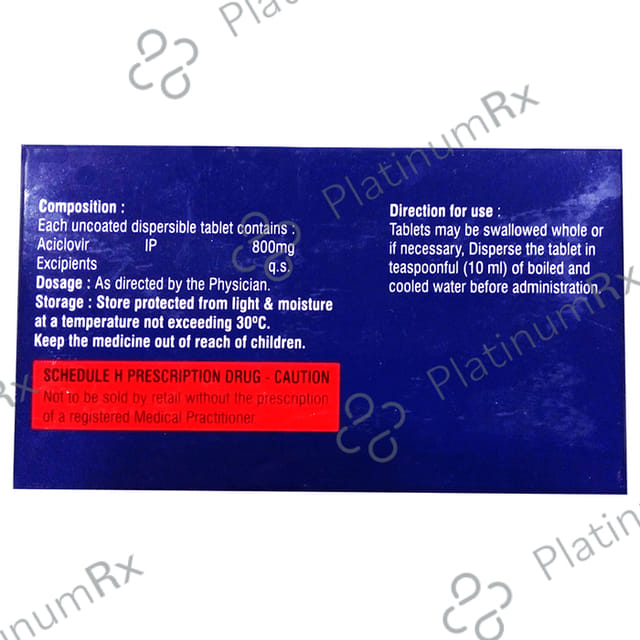 Acylin 800mg Tablet DT 10s