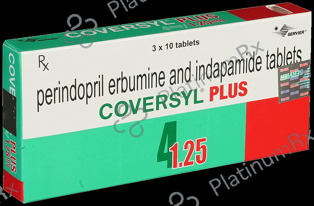Coversyl Plus 1.25/4mg Tablet 10s