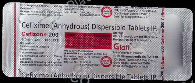 Cefizone 200mg Tablet DT 10s