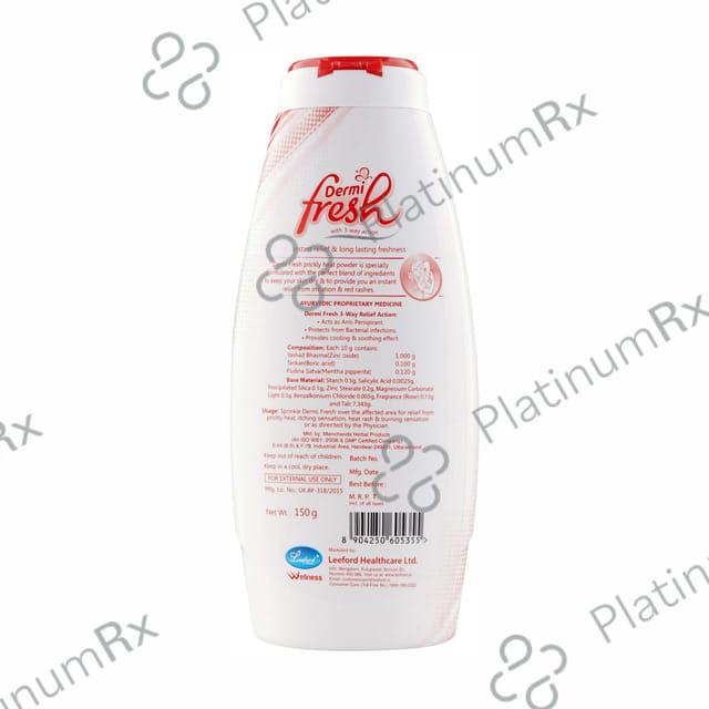 Dermi Fresh Rose Powder 150gm