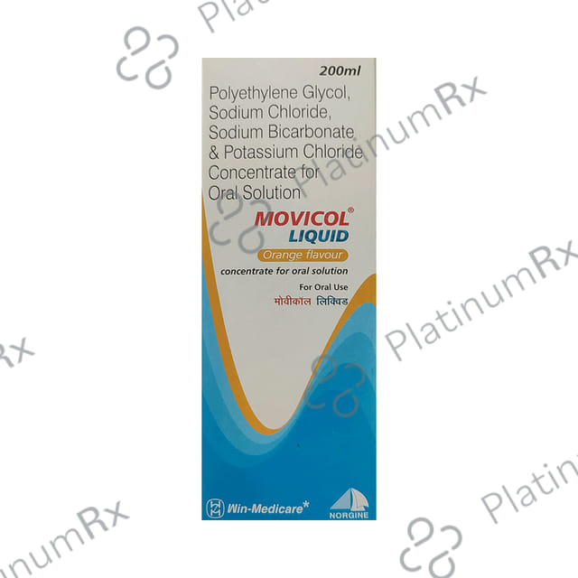 Movicol Orange Flavour Liquid 200ml