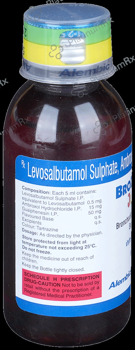 Brozeet Ls 15/50/0.5mg Junior Expectorant 60ml