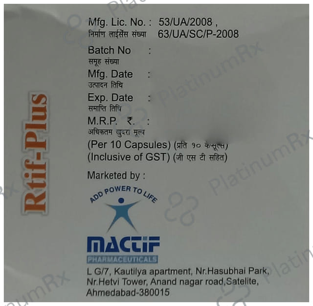 Rtif-Plus Capsule SR