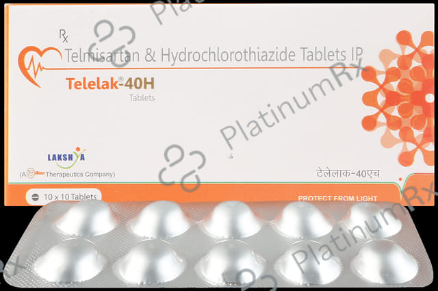 Telelak H 40mg/12.5mg Tablet