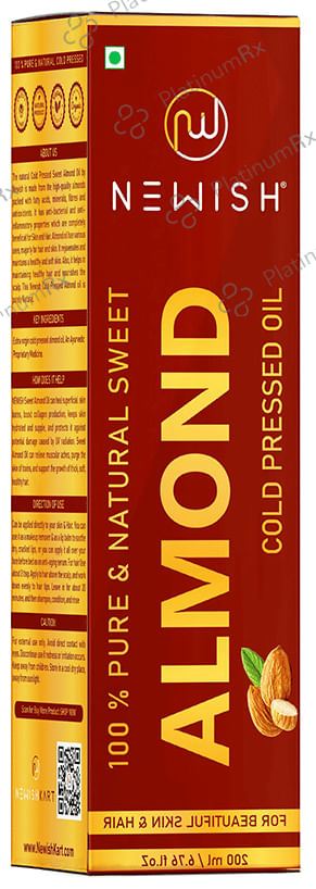 Newish 100% Pure & Natural Sweet Almond Cold Pressed Oil