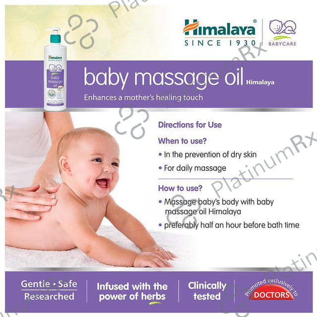 Himalaya Baby Massage Oil with Olive Oil 500ml