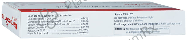 Darbecon 40mcg Injection 0.4ml