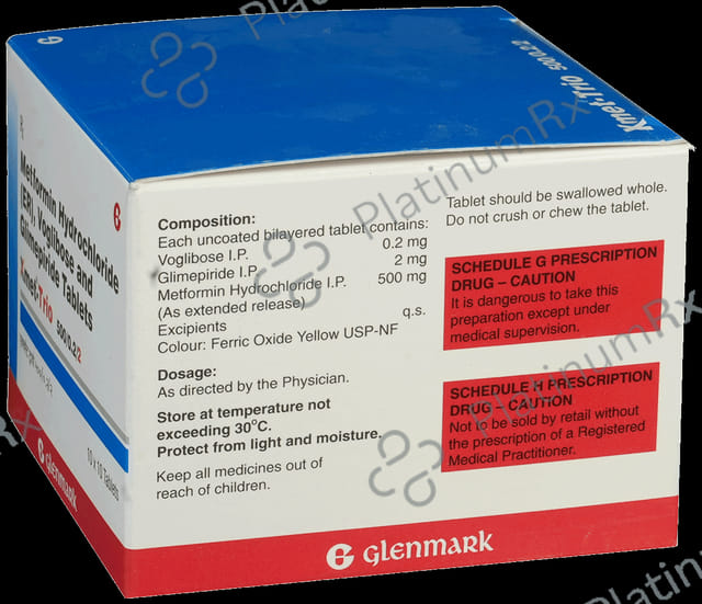 Xmet Trio 2mg Tablet ER 10s