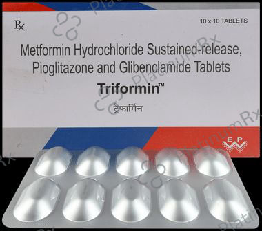 Triformin 5/500/15mg Tablet 10s