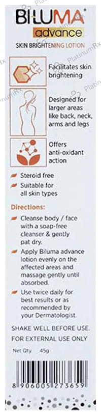 Biluma Advance Skin Brightening Lotion 45gm