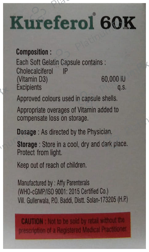 Kureferol 60K Soft Gelatin Capsule