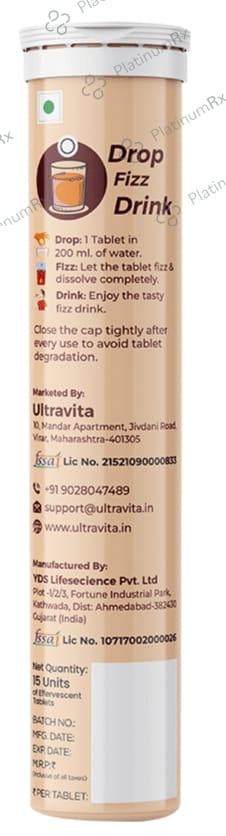 Simply Nutrition Glutathione & Vitamin C for Skin & Antioxidant Support - Flavour Orange Effervescent Tablet