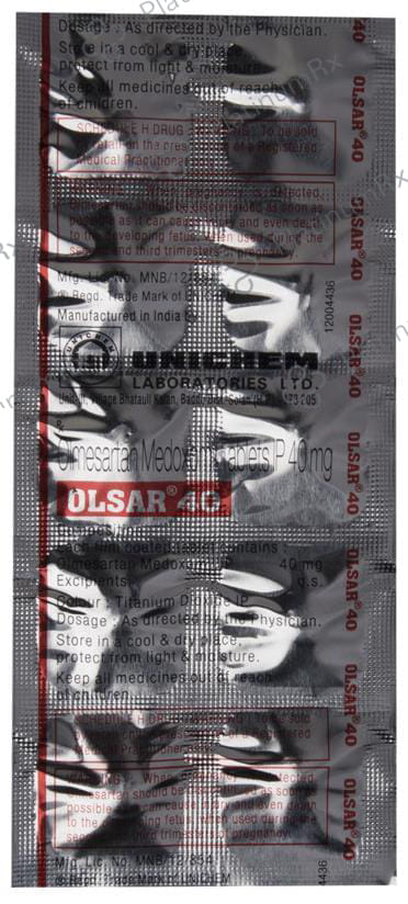 Olsar 40mg Tablet 10s