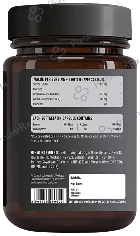 Roncuvita Advanced Omega 3 Softgel 60s
