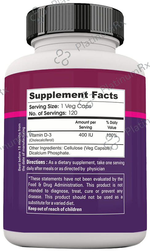 Zenith Nutrition Vitamin D3 Capsule