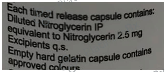 Angiplat 2.5mg Capsule TR 30s
