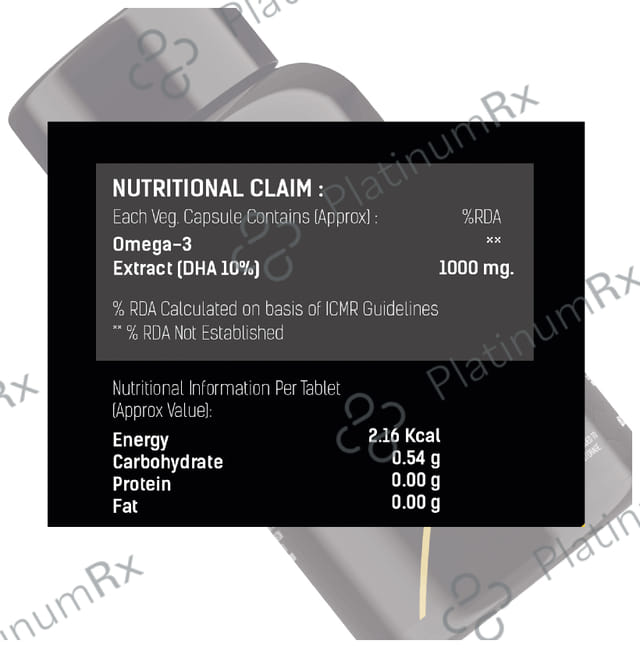 One Rep More Vegan Omega 3 Capsule 60s